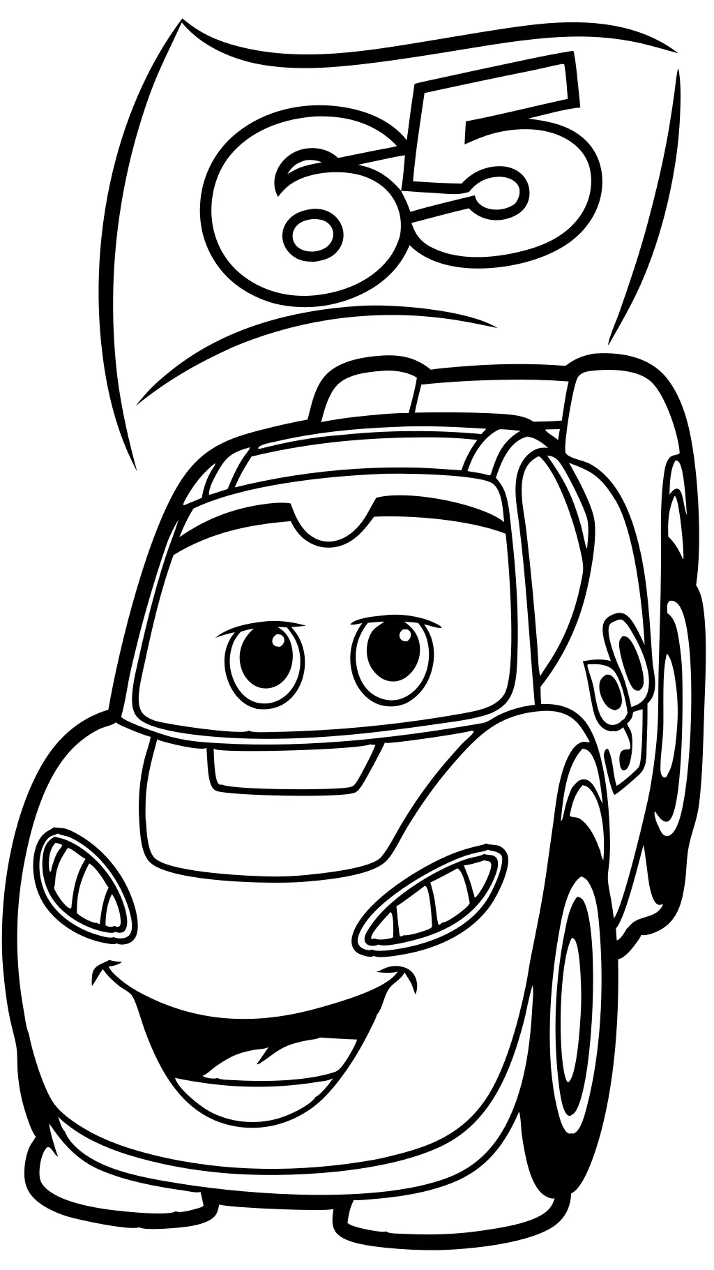 lighting mcqueen coloring page